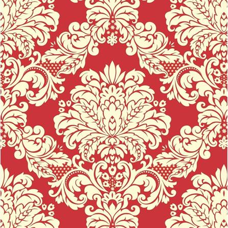 Papel de Parede Adesivo Vintage vermelho 213 - Papel na Parede