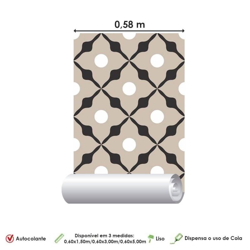 Papel de Parede Adesivo Xadrez 0237 - Papel na Parede