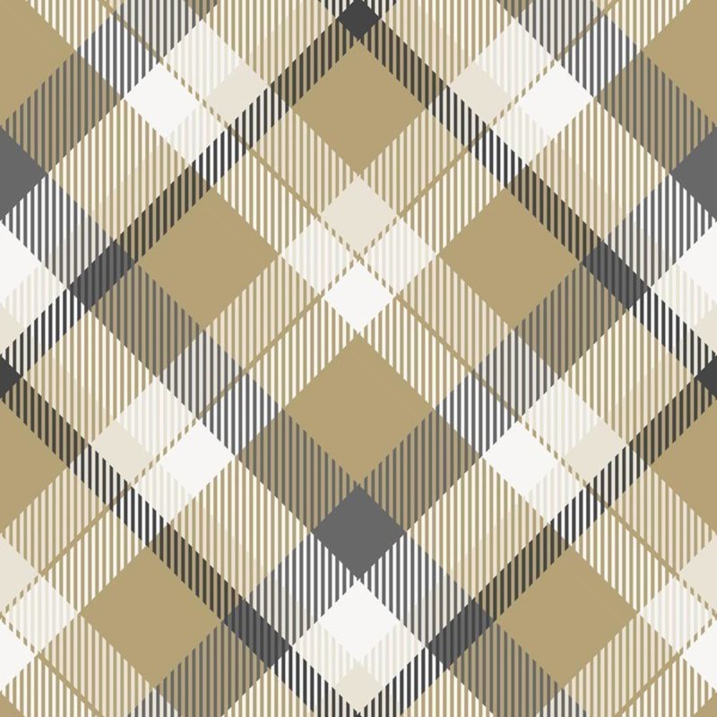 Papel de Parede Adesivo Xadrez Bege Diagonal N06232 - Papel na Parede