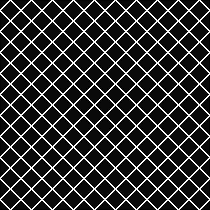 Papel de Parede Adesivo Xadrez Branco e Preto N04117 - Papel na Parede