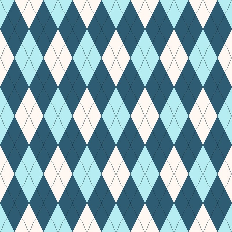 Papel de Parede Adesivo Xadrez Losango Azul N04141 - Papel na Parede