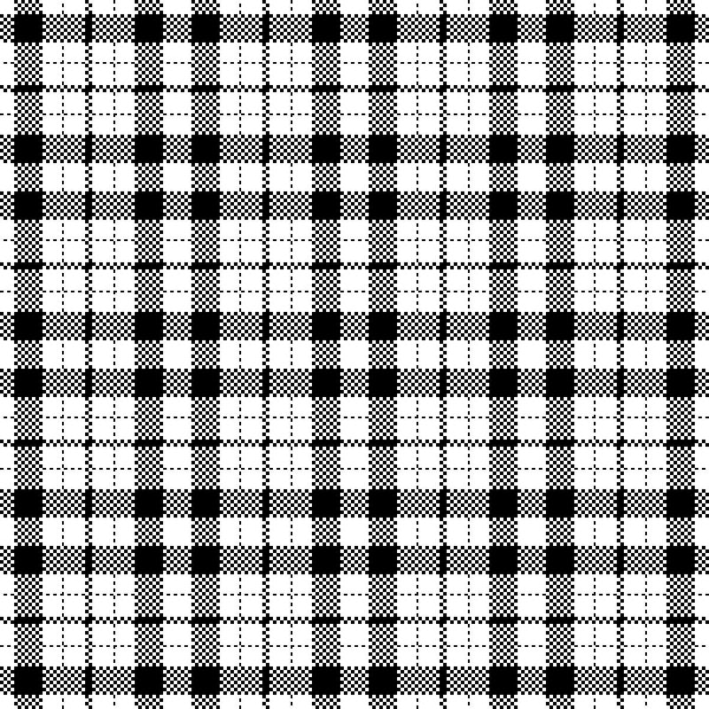 Papel de Parede Adesivo Xadrez Preto e Branco N04187 - Papel na Parede
