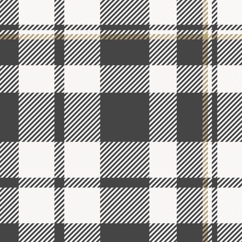 Papel de Parede Adesivo Xadrez Preto e Branco N06230 - Papel na Parede