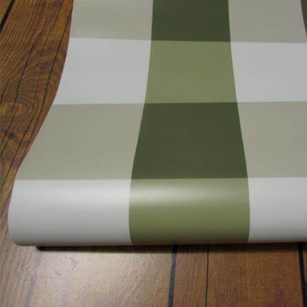 Papel de Parede Adesivo Xadrez Verde 4006 - Papel na Parede