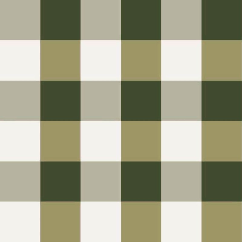 Papel de Parede Adesivo Xadrez Verde 4006 - Papel na Parede