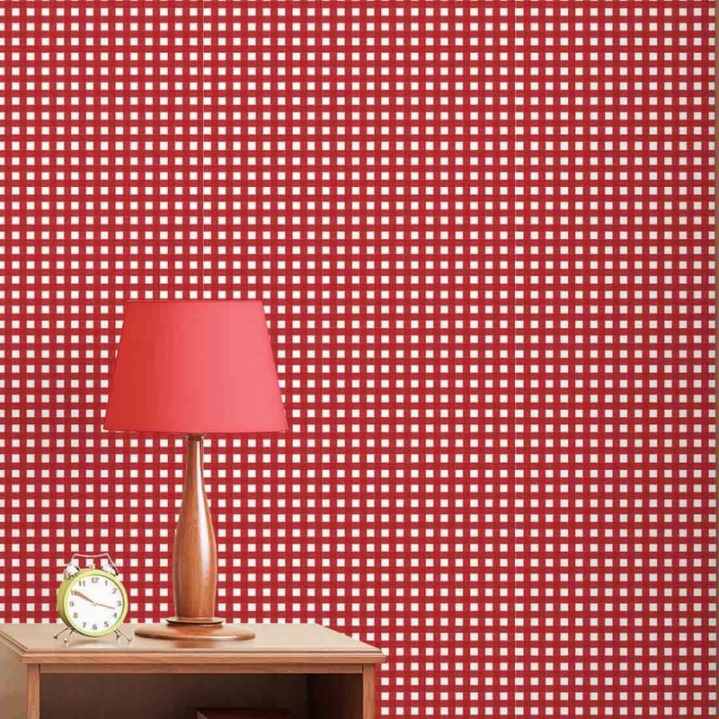 fundo xadrez vermelho  Papel de parede xadrez, Paredes xadrez, Papel de  parede auto adesivo