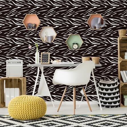 Papel de Parede Adesivo zebra abstrato 111320554 - Papel na Parede