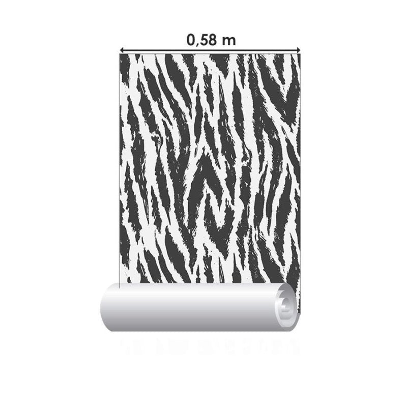 Papel de Parede Adesivo Zebra Animal Print N06249 - Papel na Parede
