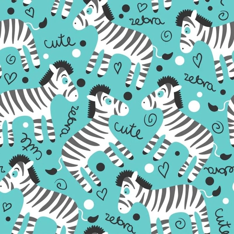 Papel de Parede Adesivo Zebras Animal 133458860 - Papel na Parede