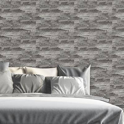 Papel de Parede Animal Print Zebra Branco e Preto Alhambra VC0102 - Papel na Parede