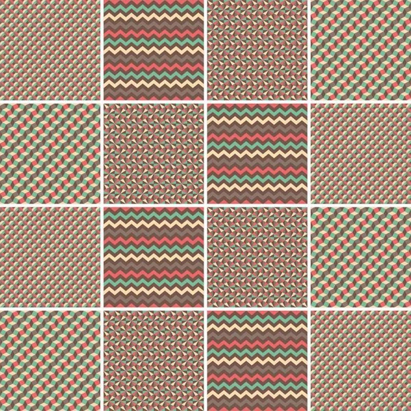 Papel de Parede Autocolante Azulejo Abstrato 3D 184189442 - Papel na Parede