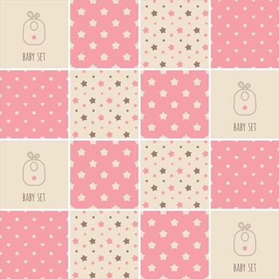 Papel de Parede Autocolante Azulejo Estrela Rosa 225288331 - Papel na Parede