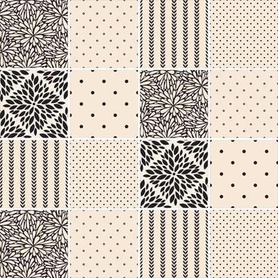 Papel de Parede Autocolante Azulejo Floral 231038842 - Papel na Parede