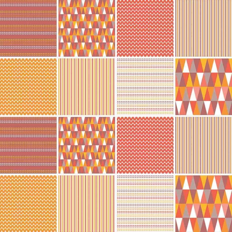 Papel de Parede Autocolante Azulejo Geométrico 304688249 - Papel na Parede