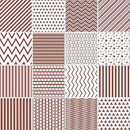 Papel de Parede Autocolante Azulejo Geométrico Vermelho 349556576 - Papel na Parede