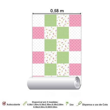 Papel de Parede Autocolante Azulejo Picolé 324583964 - Papel na Parede