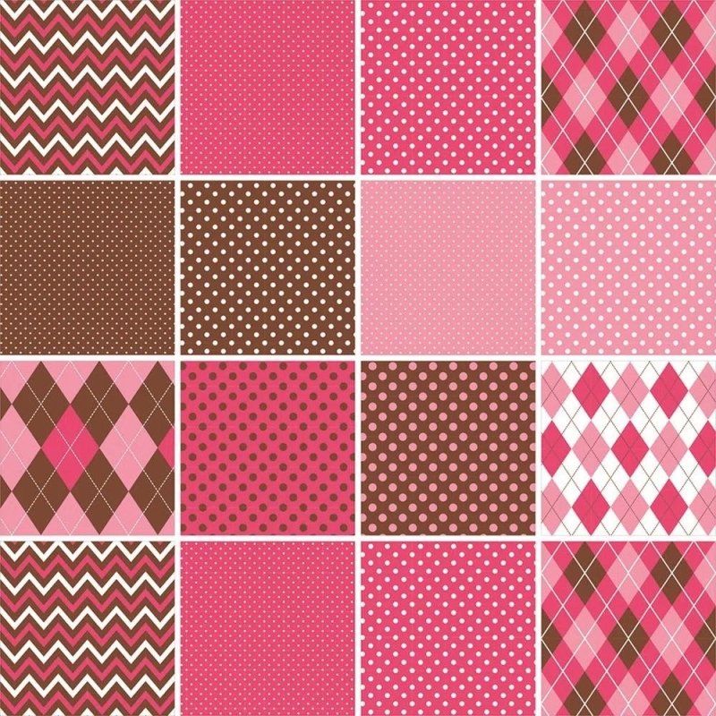 Papel de Parede Autocolante Azulejo Poá Rosa 247941892 - Papel na Parede