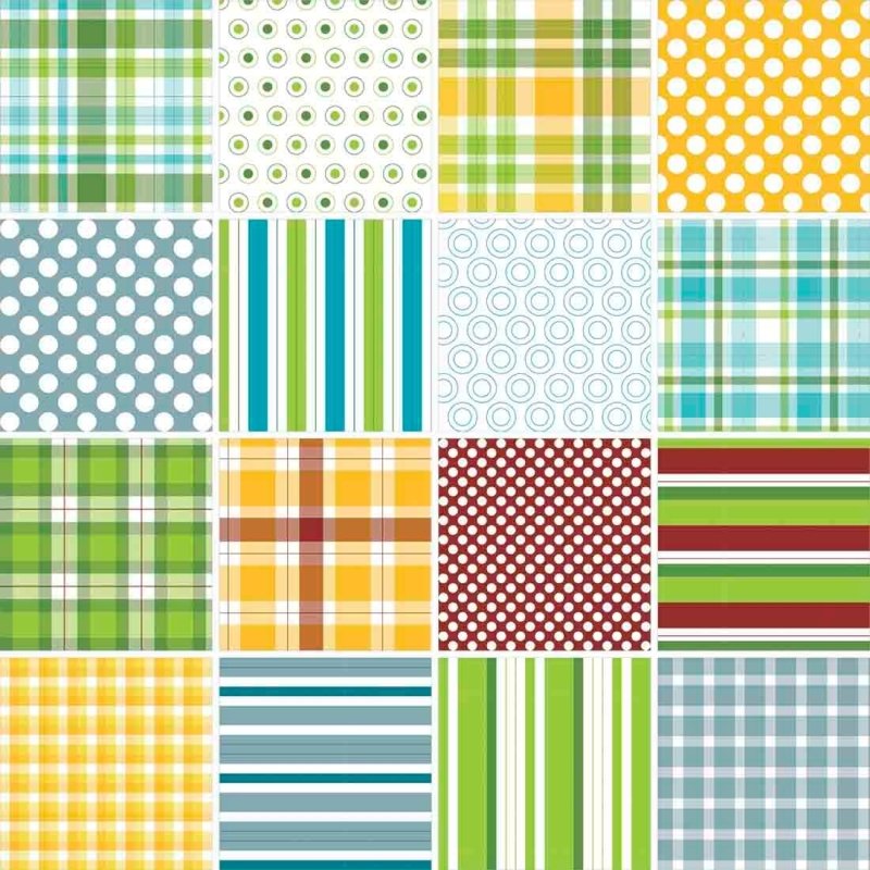 Papel de Parede Autocolante Azulejo Xadrez Colorido 325999352 - Papel na Parede