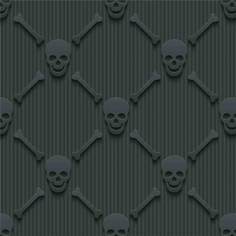 Papel de Parede Autocolante Caveira 271003493 - Papel na Parede