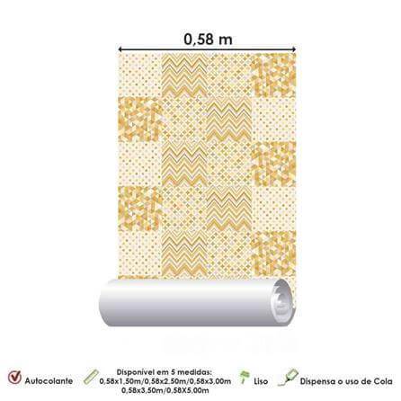 Papel de Parede Azulejo Abstrato 286338425 - Papel na Parede