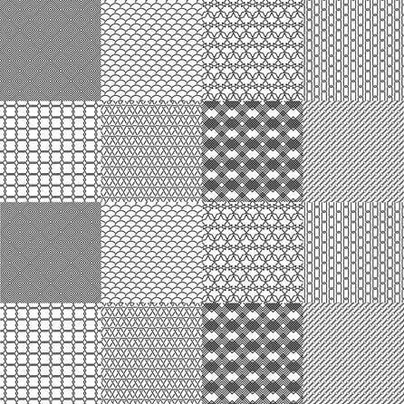 Papel de Parede Azulejo Abstrato Preto e Branco 284684471 - Papel na Parede