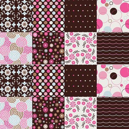 Papel de Parede Azulejo Bolhas Flores 61226722 - Papel na Parede