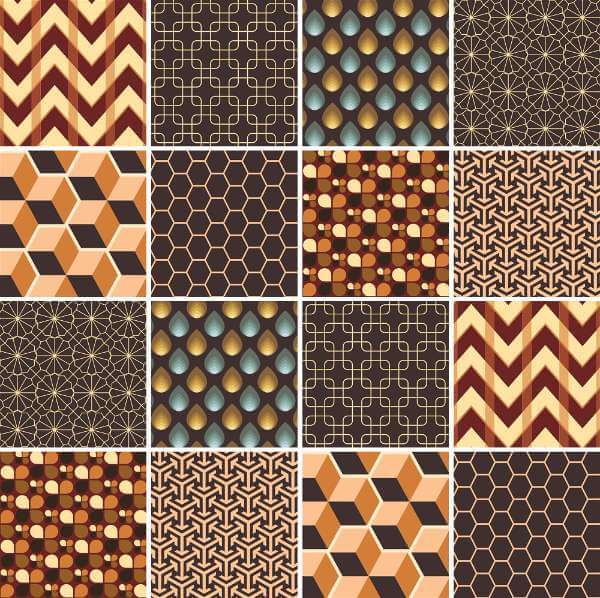 Papel de Parede Azulejo Cubos ZigZag 285363104 - Papel na Parede