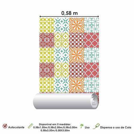 Papel de Parede Azulejo estrela 1888300 - Papel na Parede