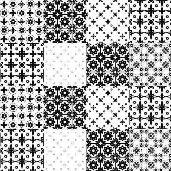 Papel de Parede Azulejo Estrelas 285769721 - Papel na Parede