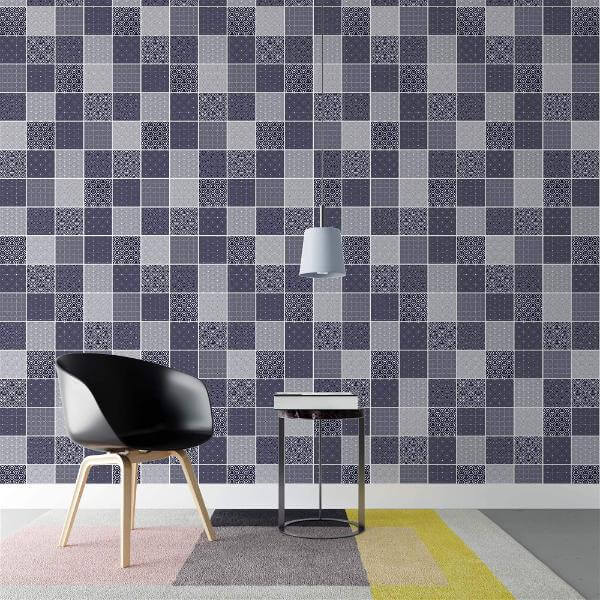 Papel de Parede Azulejo Geometrico 285419762 - Papel na Parede