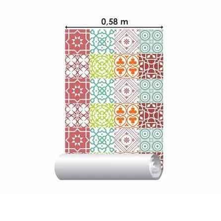 Papel de Parede Azulejo Imaginarium 188830091 - Papel na Parede