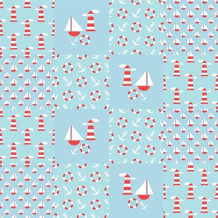 Papel de Parede Azulejo Marinha 286661708 - Papel na Parede