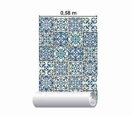Papel de Parede Azulejo Portugues 285993236 - Papel na Parede