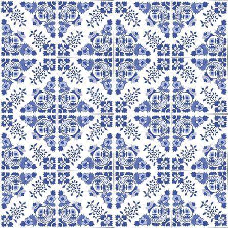 Papel de Parede Azulejo Portugues 287689538 - Papel na Parede