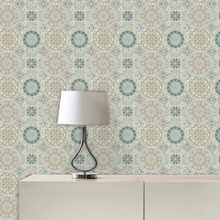 Papel de Parede Azulejo Português Alhambra VC1602 - Papel na Parede