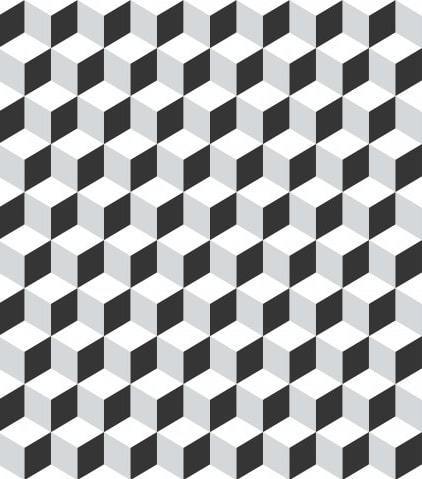 Papel De Parede Brincar Bobinex Geométrico 3D - 3646 - Papel na Parede