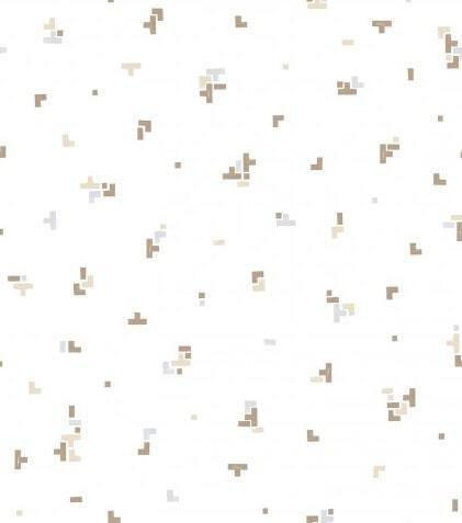 Papel De Parede Brincar Bobinex Geométrico Tetris - 3637 - Papel na Parede