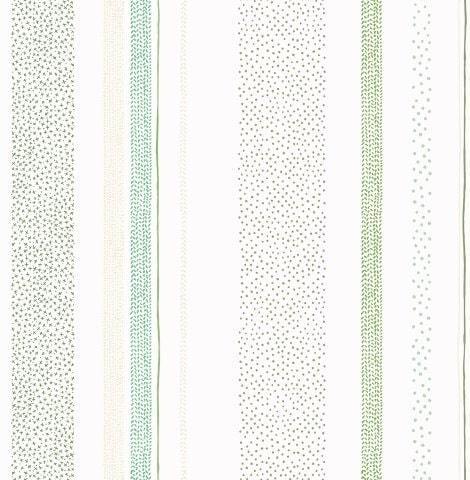 Papel De Parede Brincar Bobinex Listrado Poá - 3616 - Papel na Parede