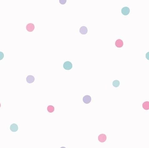 Papel De Parede Brincar Bobinex Poá - 3626 - Papel na Parede