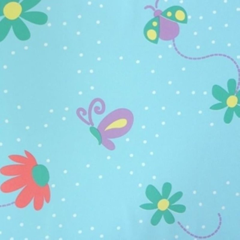 Papel de Parede Floral Azul Kawayi 312805 - Papel na Parede