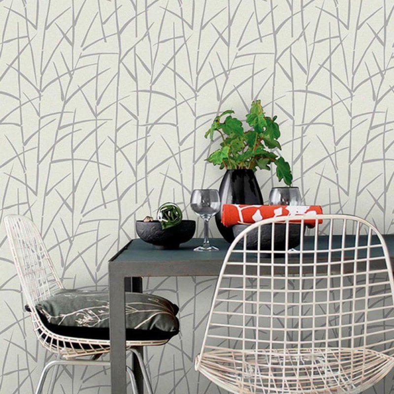 Papel de Parede Folhas Texturizado Natural Zen 3477-1 - Papel na Parede