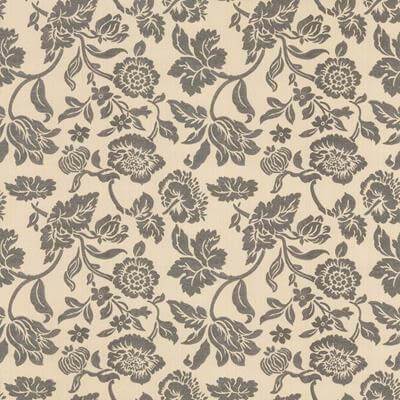 Papel de Parede Harmonia Floral Bege e Cinza 9131 - Papel na Parede