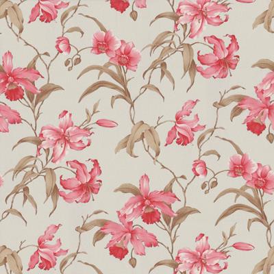 Papel de Parede Harmonia Floral Rosa e Marrom 9115 - Papel na Parede