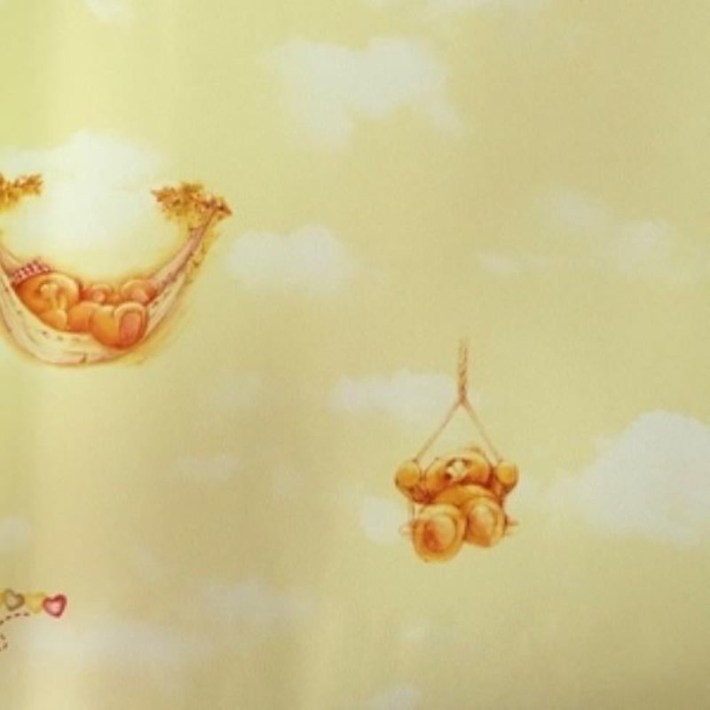 Papel de Parede Kawayi Ursinho Nuvens 313504 - Papel na Parede