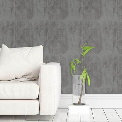 Papel de Parede Natural Bobinex Madeira Cinza 1436 - Papel na Parede