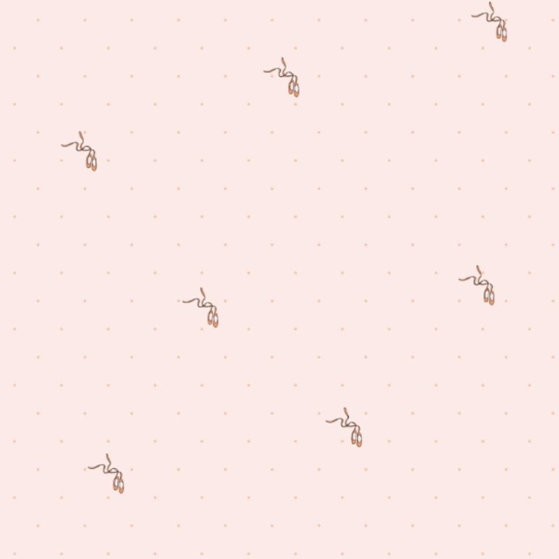 Papel de Parede Sapatilha Bailarina Poá Your Dream 170204 - Papel na Parede