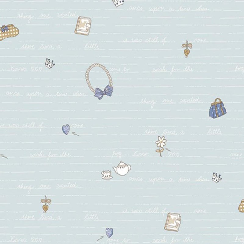 Papel de Parede Teen Azul Baby Charmed 221305 - Papel na Parede