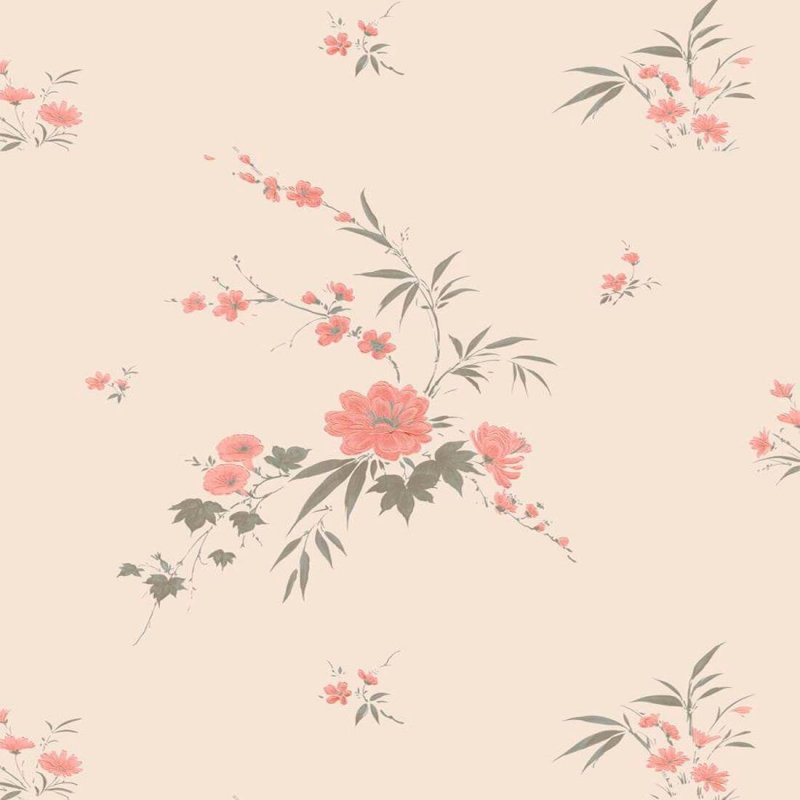 Papel de Parede Texturizado Allegra Flores Delicadas 7309-2 - Papel na Parede