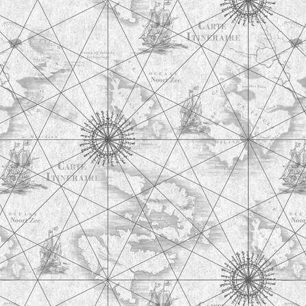 Papel de Parede Texturizado Allegra Mapa Antigo PB 7310-1 - Papel na Parede