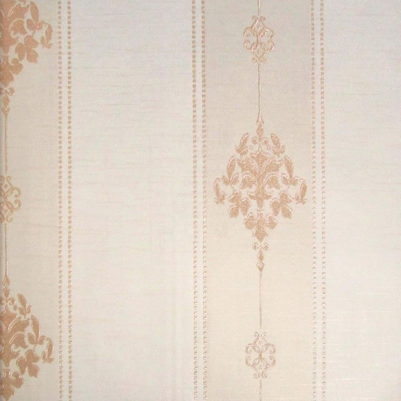 Papel de Parede Texturizado Arabescos Linhas Tracejadas Romântico Vintage Neonature2 NE111703 - Papel na Parede